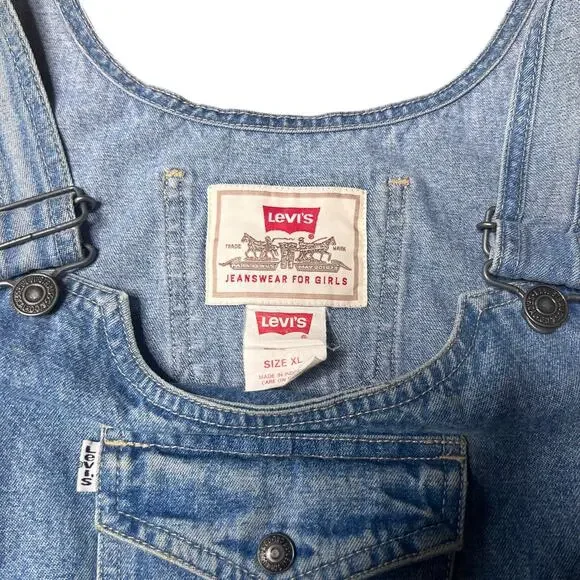 Vintage 90s Levi’s Denim Dress Medium - Picture 5 of 5